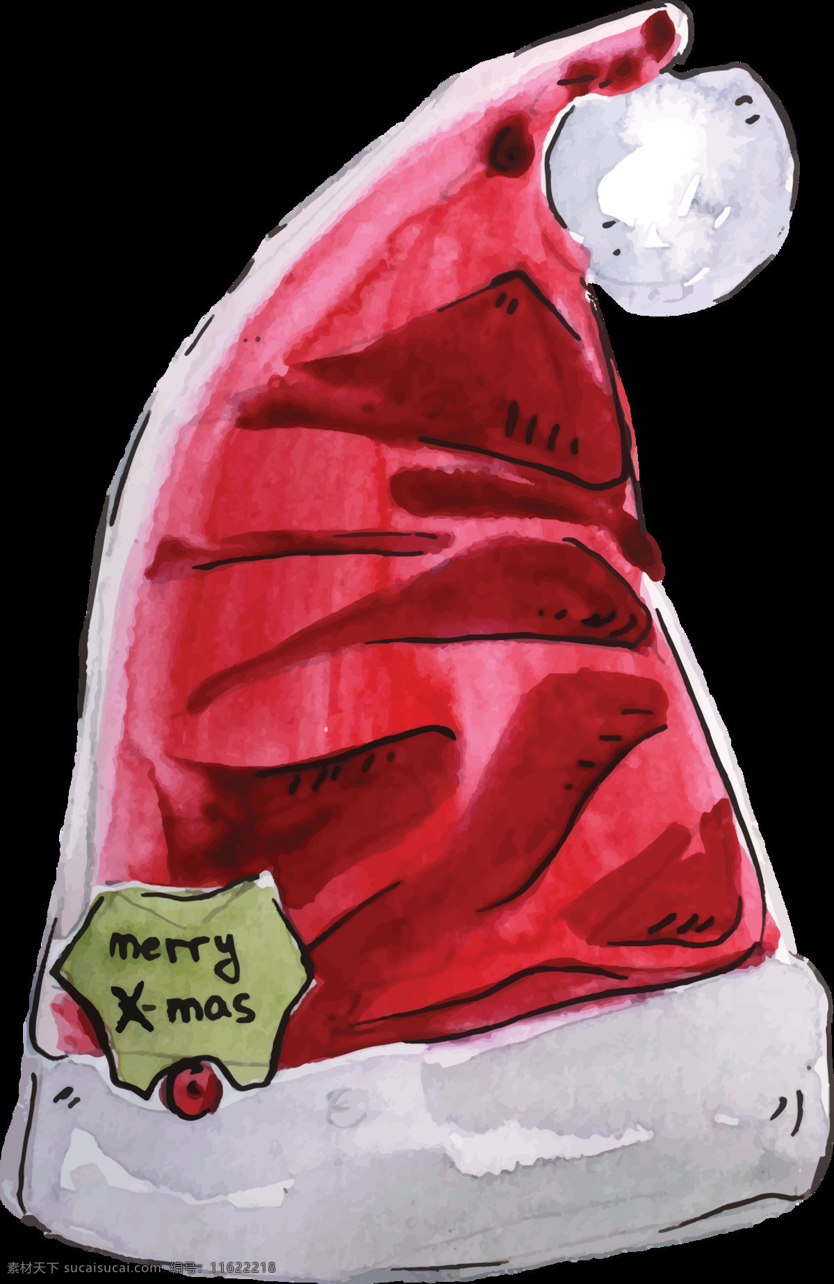 圣诞 帽 礼物 透明 红色 节日 节日素材 卡通 免扣素材 圣诞节 透明素材 喜庆 装饰图案