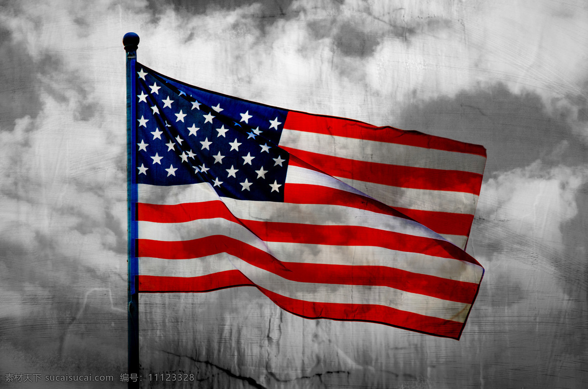 美国国旗背景 美国国旗 旗帜 星条旗 美国节日素材 阵亡 将士 纪念日 其他类别 生活百科 灰色