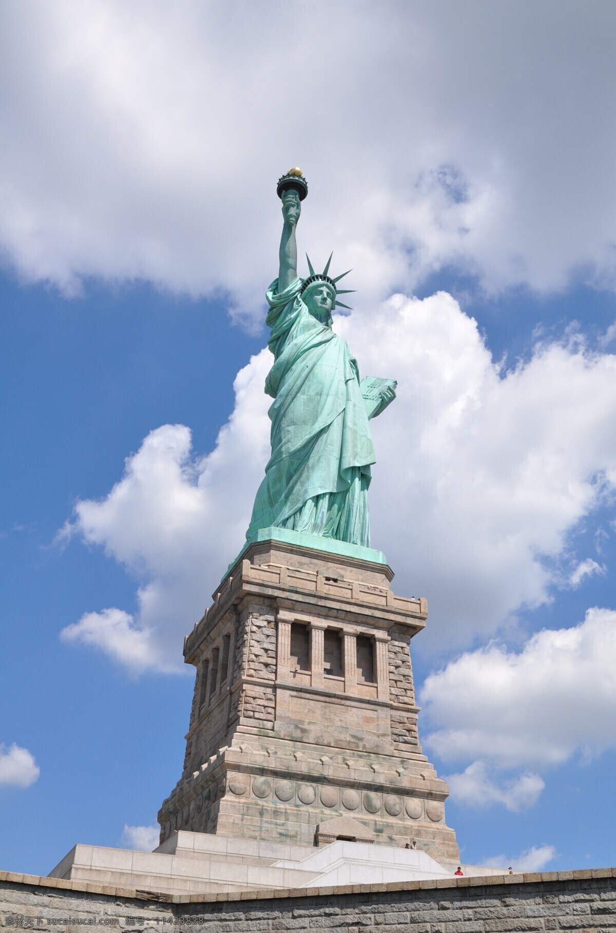 自由女神像 美国标志 地标建筑 雕塑 建筑园林 建筑摄影