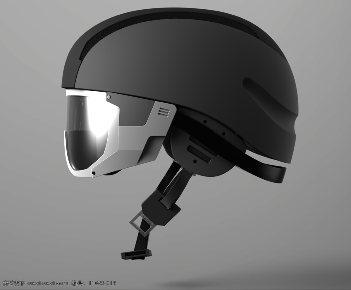 黑色 概念 滑雪 帽子 产品 多功能 概念设计 外形设计
