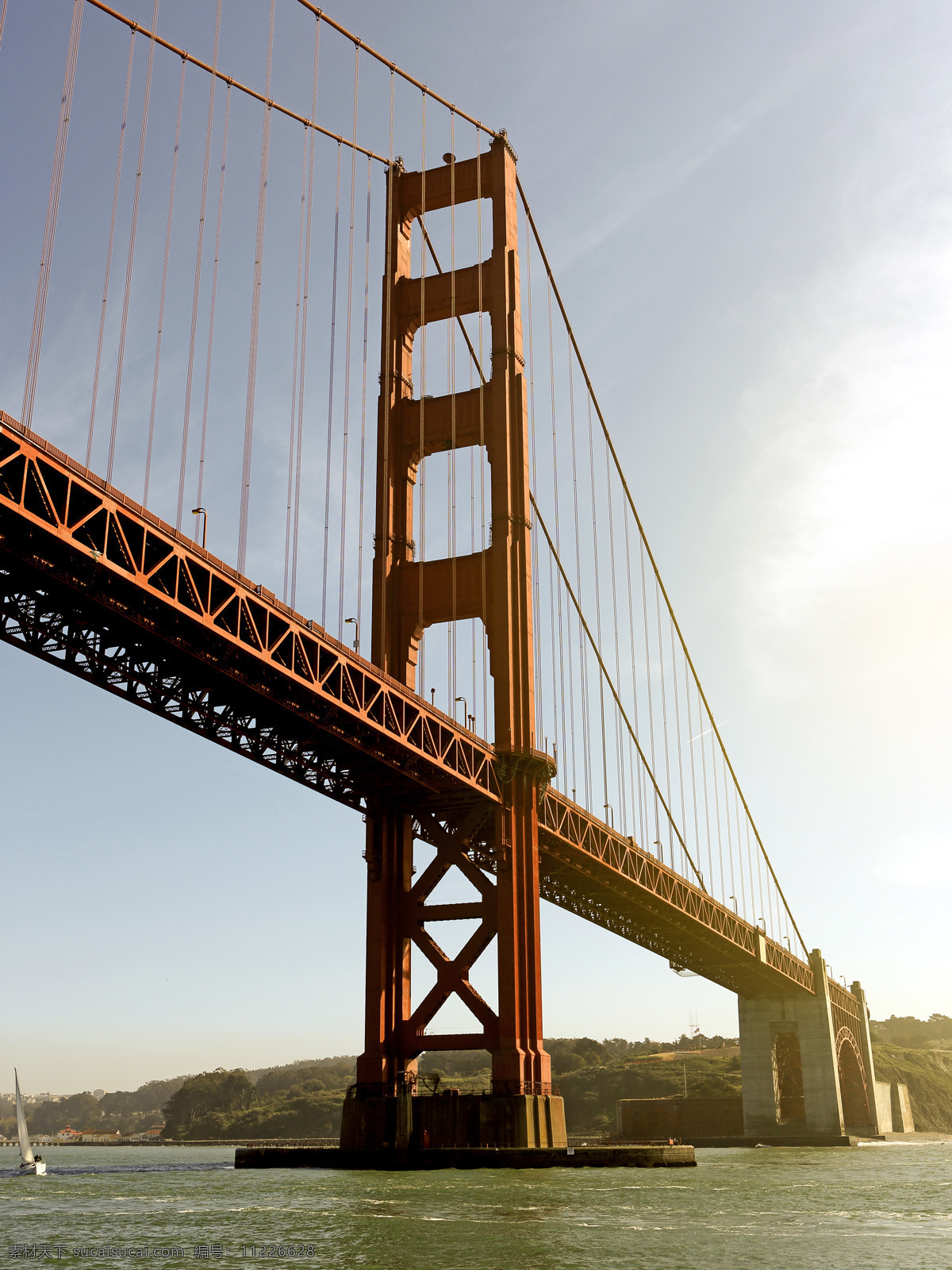 大桥 美国 旧金山 金门大桥 铁桥 斜拉大桥 国外旅游 旅游摄影