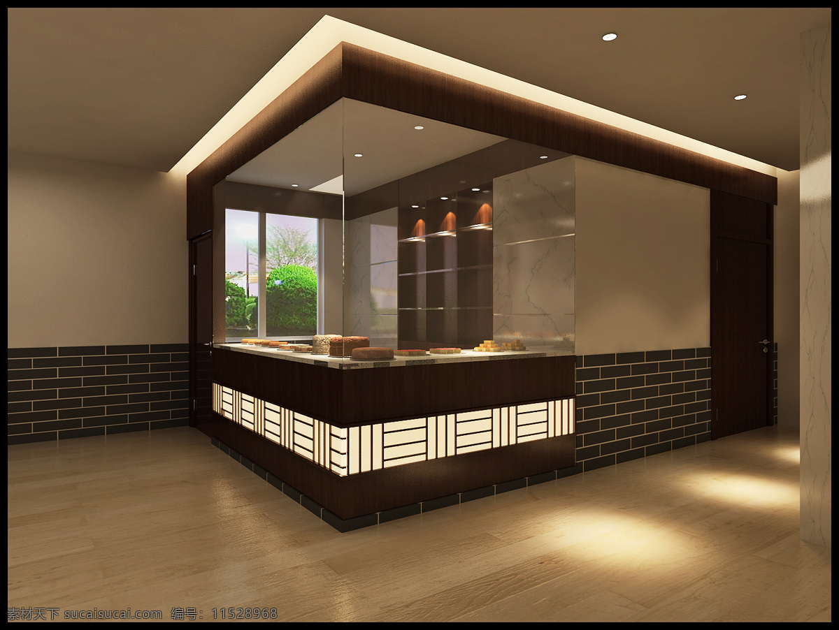 窗户 灯光 环境设计 室内设计 效果图 模板下载 样板房 面包房 设计素材 家居装饰素材