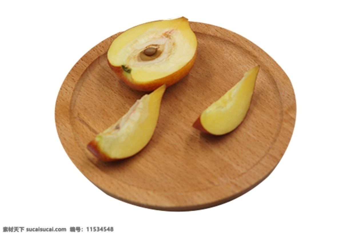 切开的桃子 水果 食物 营养 桃子 黄桃