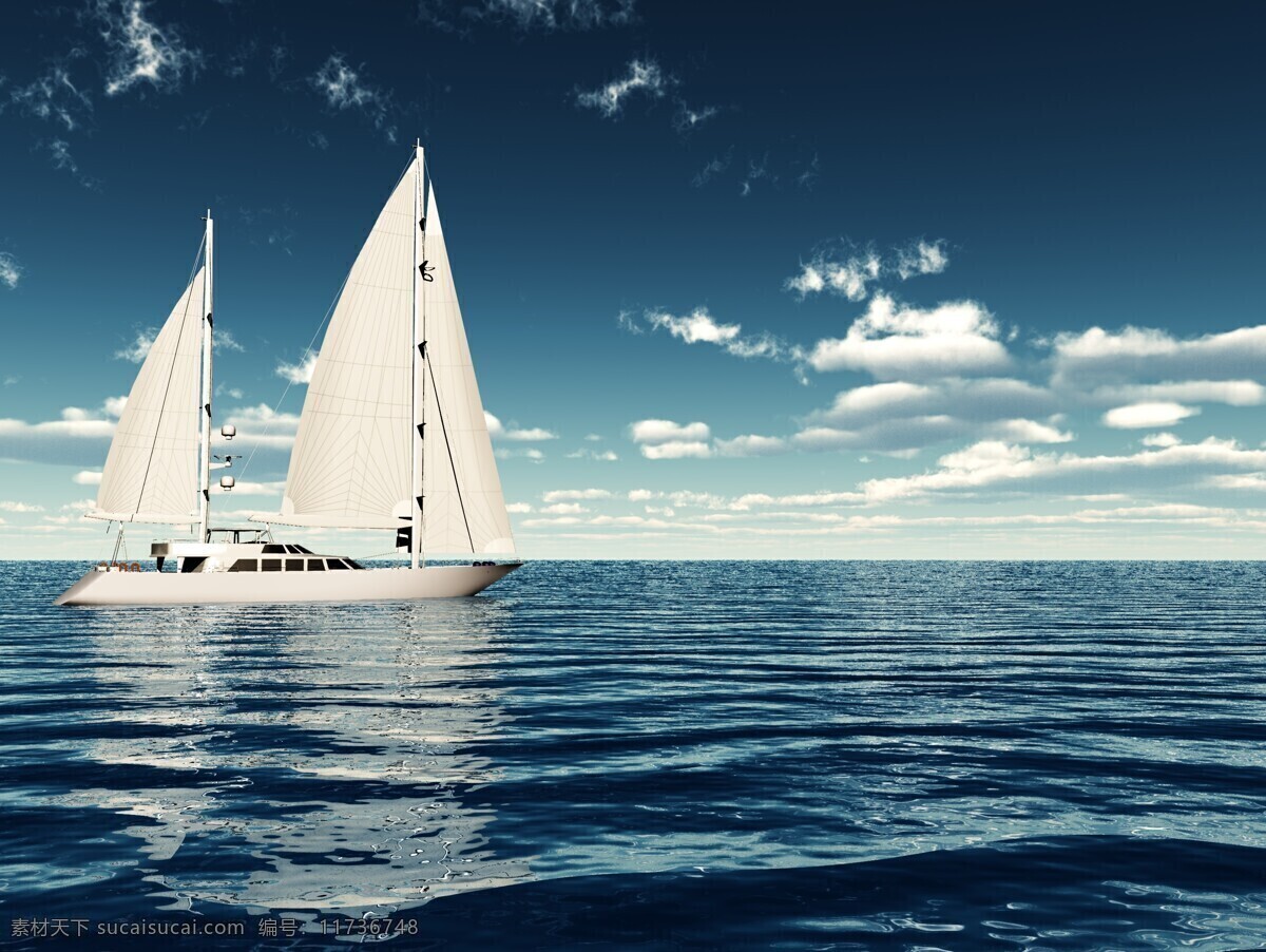 海上 帆船 高清 停泊 海上游 行驶风帆 风帆