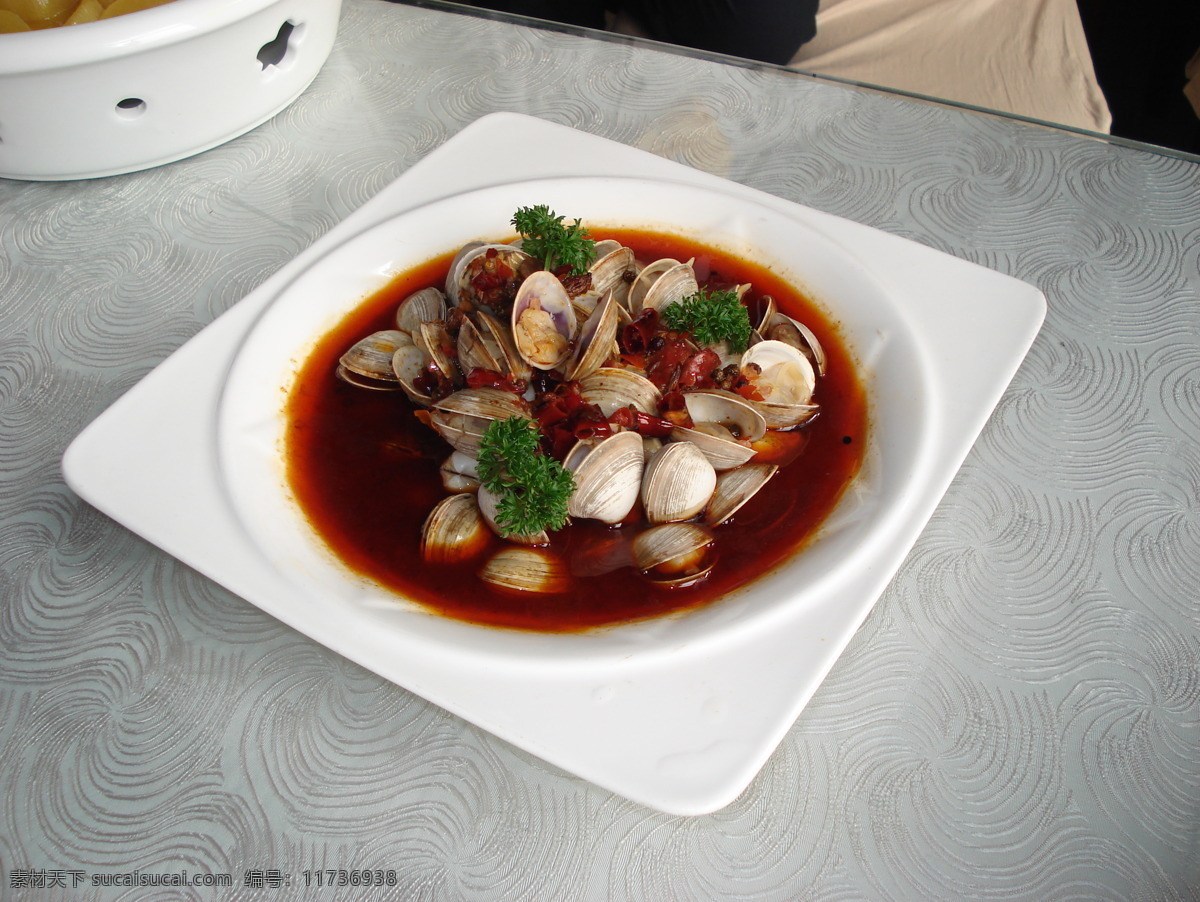 麻辣蛤蜊 蛤蜊 辣椒 传统美食 餐饮美食