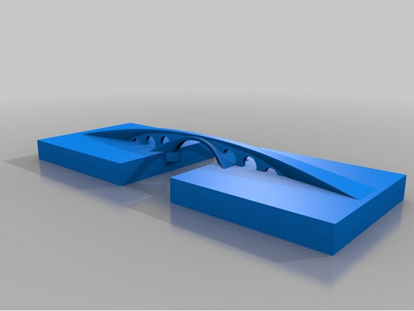 列奥 纳多 达文 西 黄金 角 桥 3d模型素材 建筑 3d打印模型 建筑结构模型
