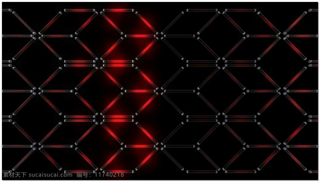 旋转 隧道 铁罐 动态 视频 红色 图案 星空 视频素材 动态视频素材