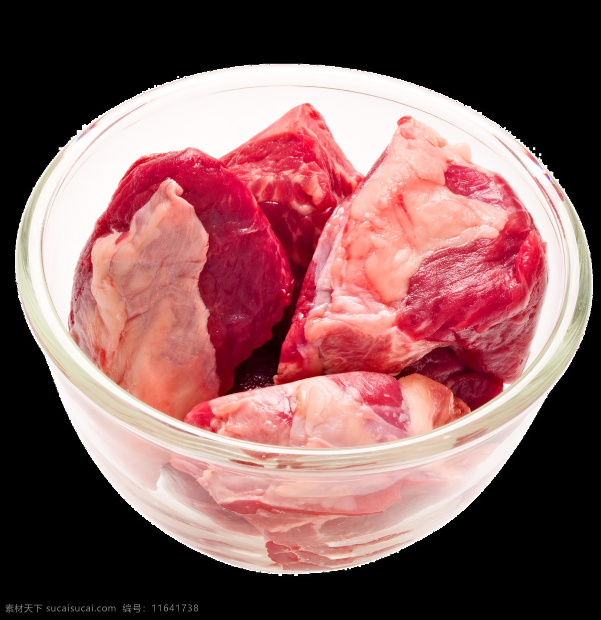 新鲜 生 猪肉 元素 肉