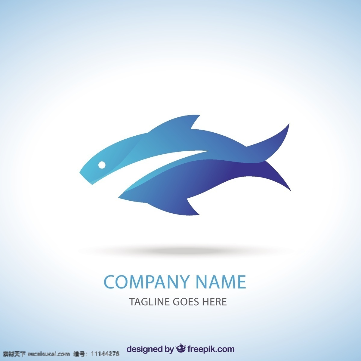 蓝鱼标志图片 标志 动物 蓝色 企业 公司 身份 海鲜 标识 公司标志 图标 高清 源文件