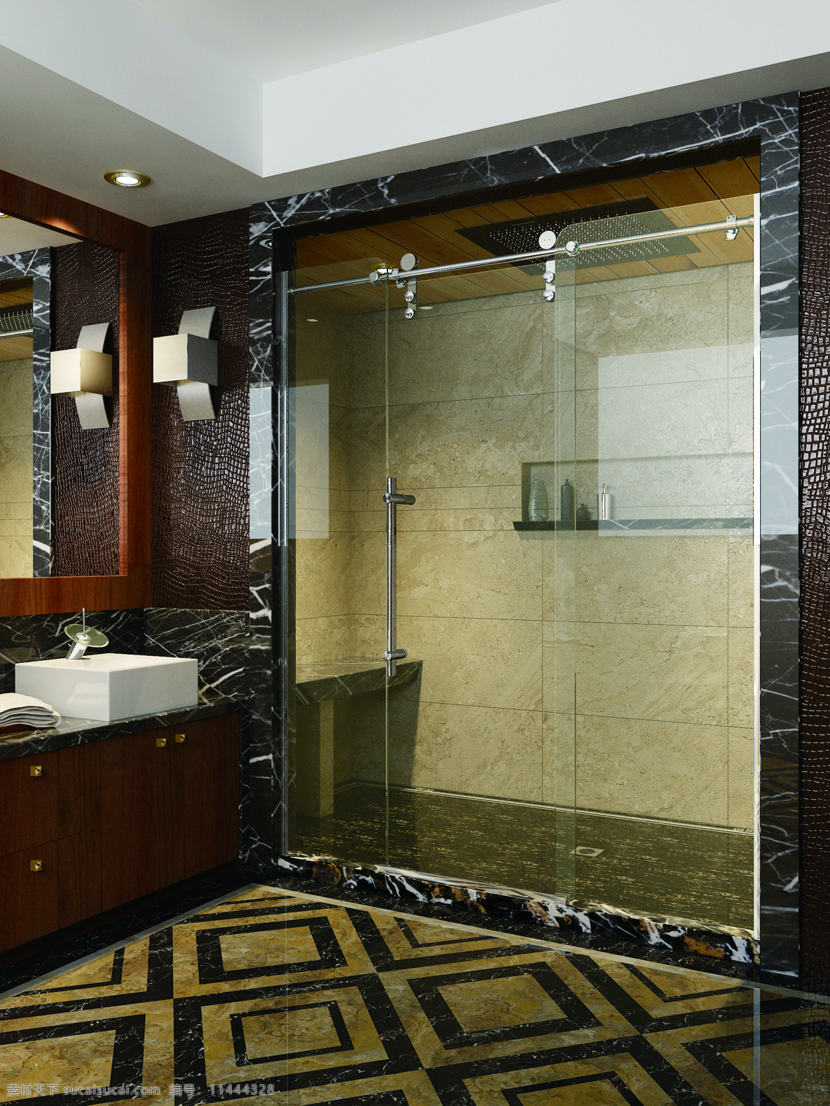 3d设计 背景 环境设计 家居卫浴 欧式 室内设计 卫浴效果图 浴盆 卫具 浴室 玉石 效果图 卫生间空间 家居装饰素材