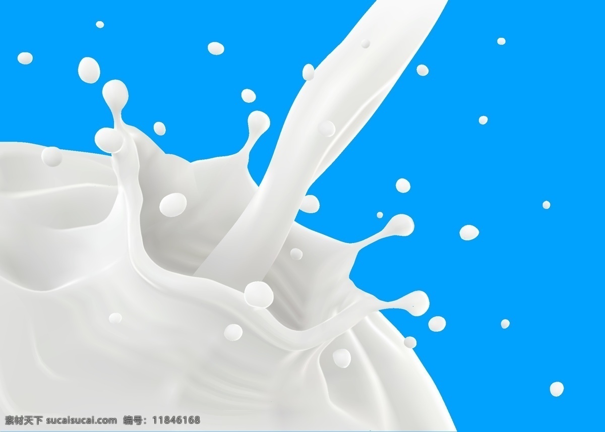 倒入 牛奶 奶 花 奶花 饮料 食物 生活百科 矢量素材 白色