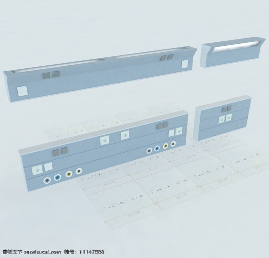 医疗器械 医院 医学 vray模型 高品质模型 室内模型 3d设计 max