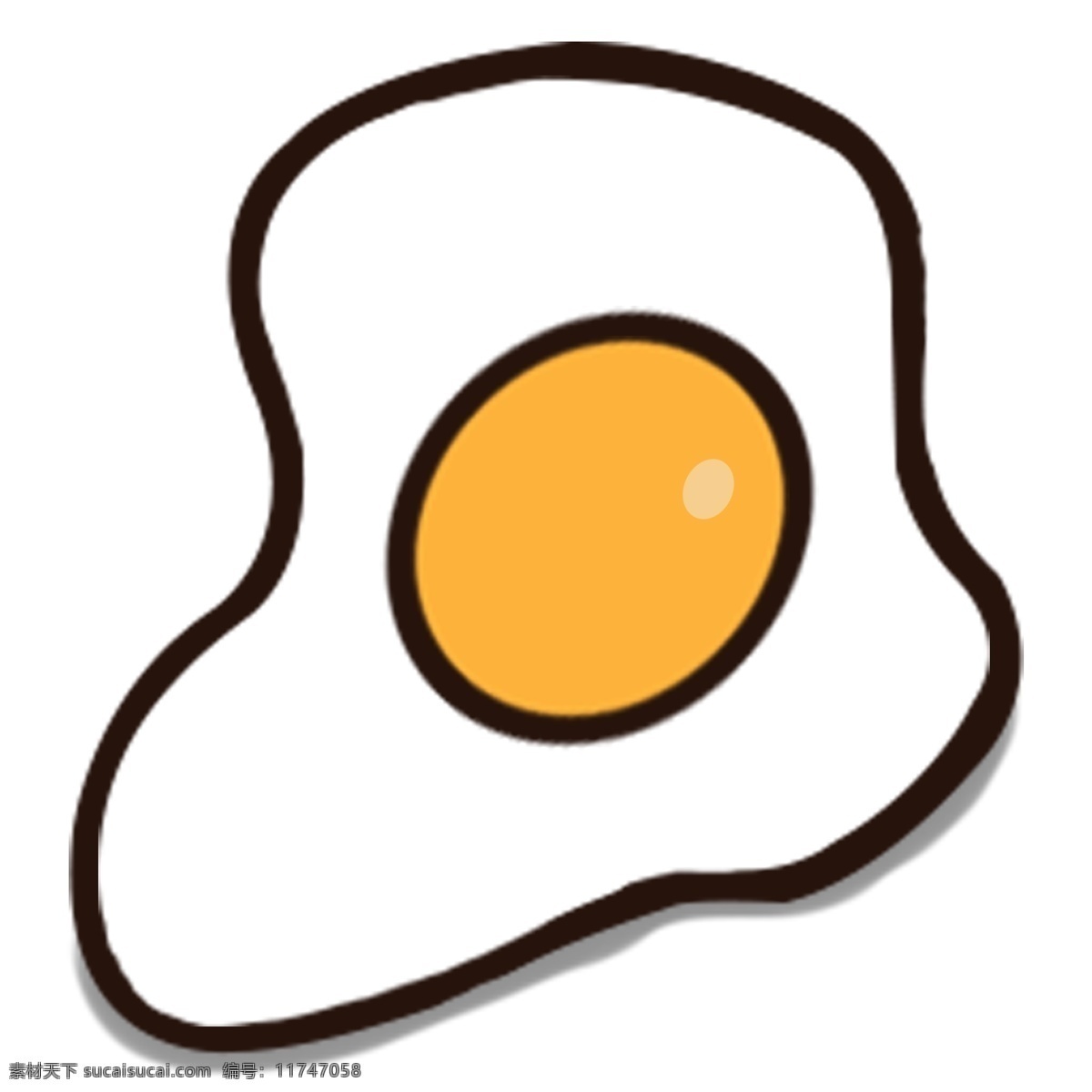 煎 鸡蛋 荷包蛋 蛋黄 清新 免 抠 煎鸡蛋 原创 免抠元素