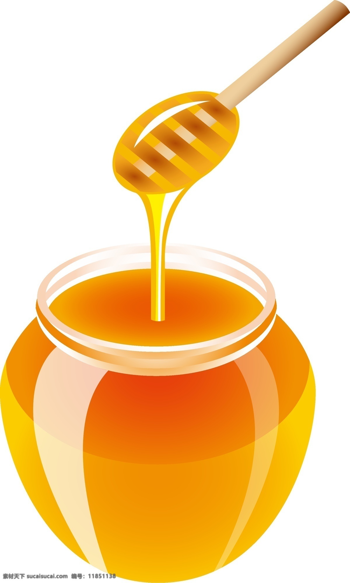 天然 无 添加 纯 蜂蜜 矢量图 无添加 营养 透明元素 ai元素 免抠元素