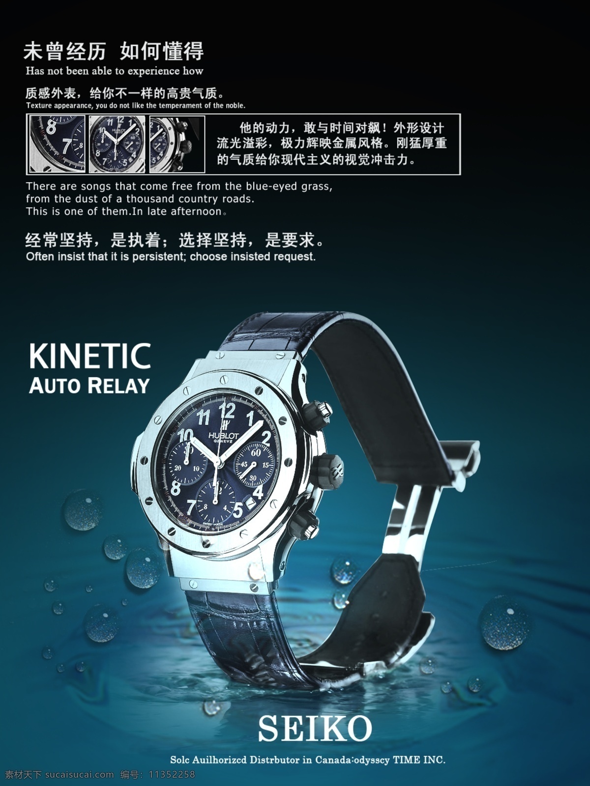 手表海报 模版下载 蓝色底图 手表 手表宣传单 传单素材 手表素材 淘宝素材 手表介绍 蓝色渐变