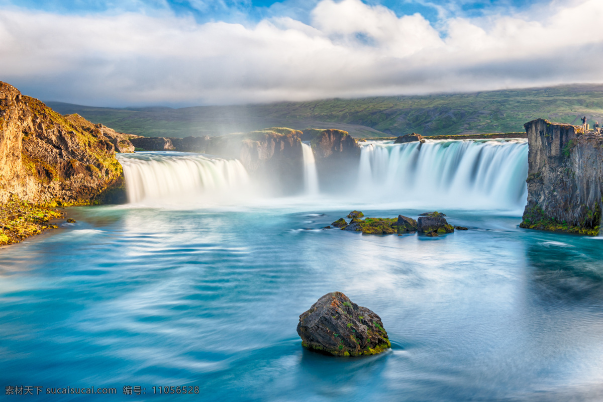 唯美瀑布 瀑布 冰岛瀑布 冰岛 河流 水流 飞溅 瀑布流 瀑布风景 山水 山水风景 自然景观 唯美意境 唯美 山水美景