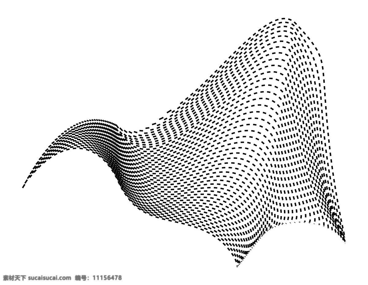 虚线 摘要 波浪形 矢量图 日常生活