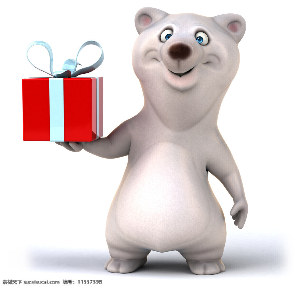 礼盒 圣诞 小 熊 圣诞动物 圣诞节 卡通动物 小熊 节日庆典 生活百科