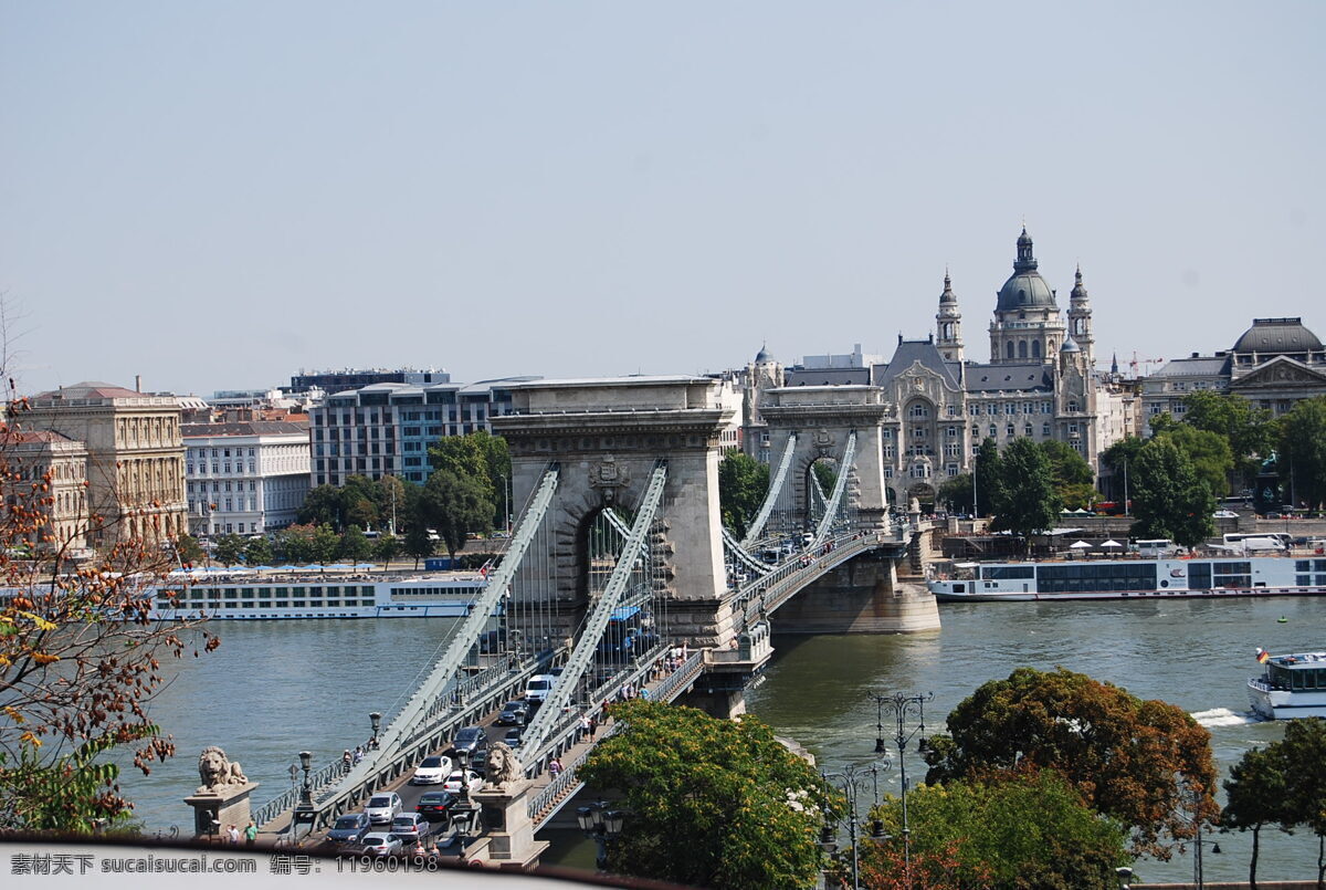 欧式 桥 国外旅游 旅游摄影 桥梁 天桥 欧式桥 桥上的车辆 小溪桥 家居装饰素材