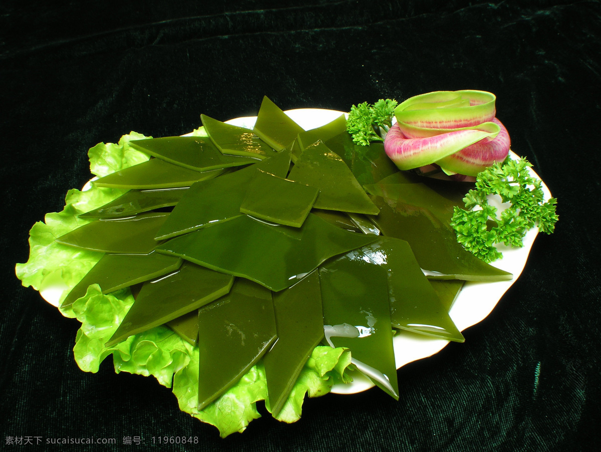海带片 海带 海鲜 青菜 蔬菜 菜叶 绿色蔬菜 有机蔬菜 餐饮 餐饮美食 传统美食