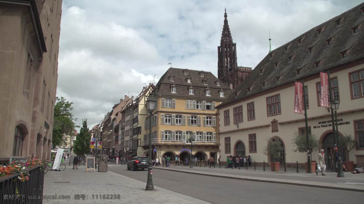 斯特拉斯堡 市中心 城镇和城市 运输 法国 镇 城市 中心 中心的 德国 假期 假日 欧洲 欧洲的 地标 建立 街道