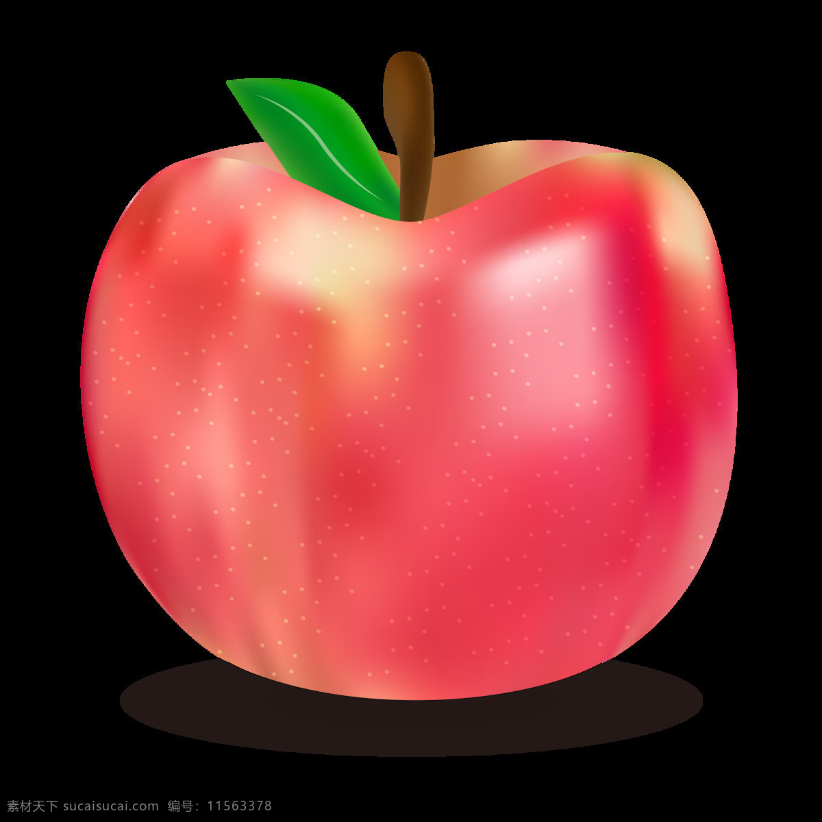圣诞 写实 逼真 矢量 插图 装饰 元素 红 平安 果 苹果 装饰元素 平安果 写实风格