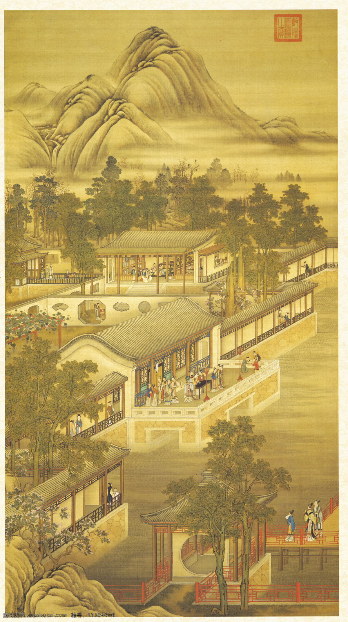 中国画 中国山水画 山水画 文人 仕女 中国建筑 绘画书法 文化艺术