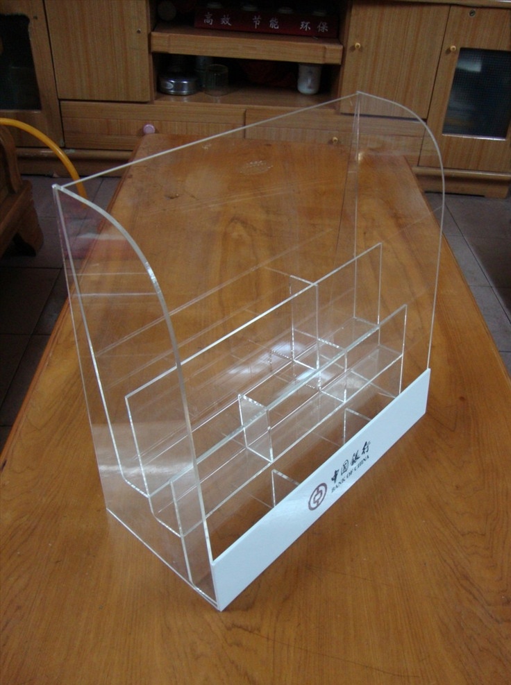 亚克力折页盒 亚克力雕刻 透明盒子 名片盒 书签盒 卡片盒子 亚克力制品 折页盒