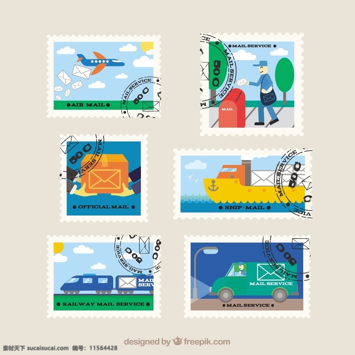邮政服务邮票 标签 徽章 邮票 贴纸 飞机 船舶 信封 密封 运输 平面设计 服务 车辆 邮政 邮资 白色