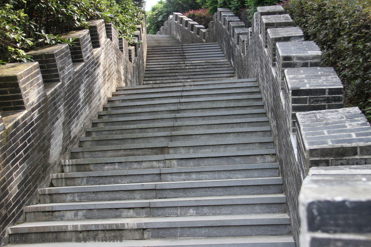 台阶 步步登高 城墙 弯道 顶峰 自然景观 建筑景观