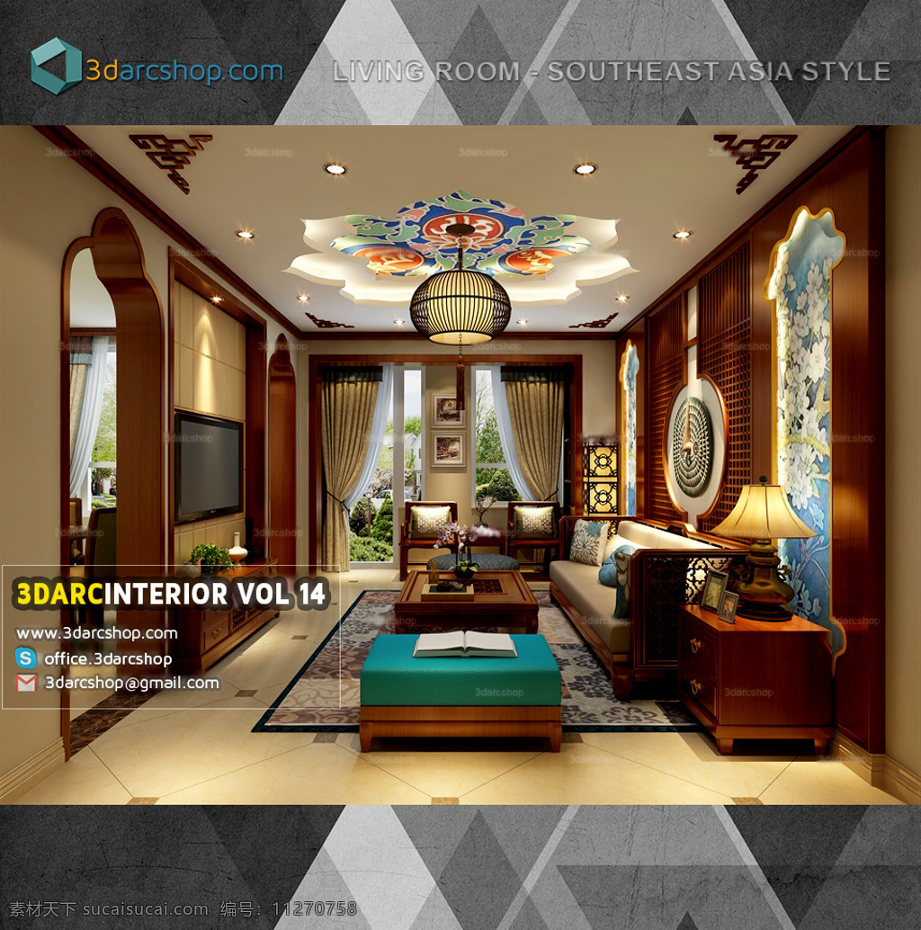 宫廷 式 客厅 模型 模型素材 效果图 3d模型 3d渲染 精美沙发 客厅模型