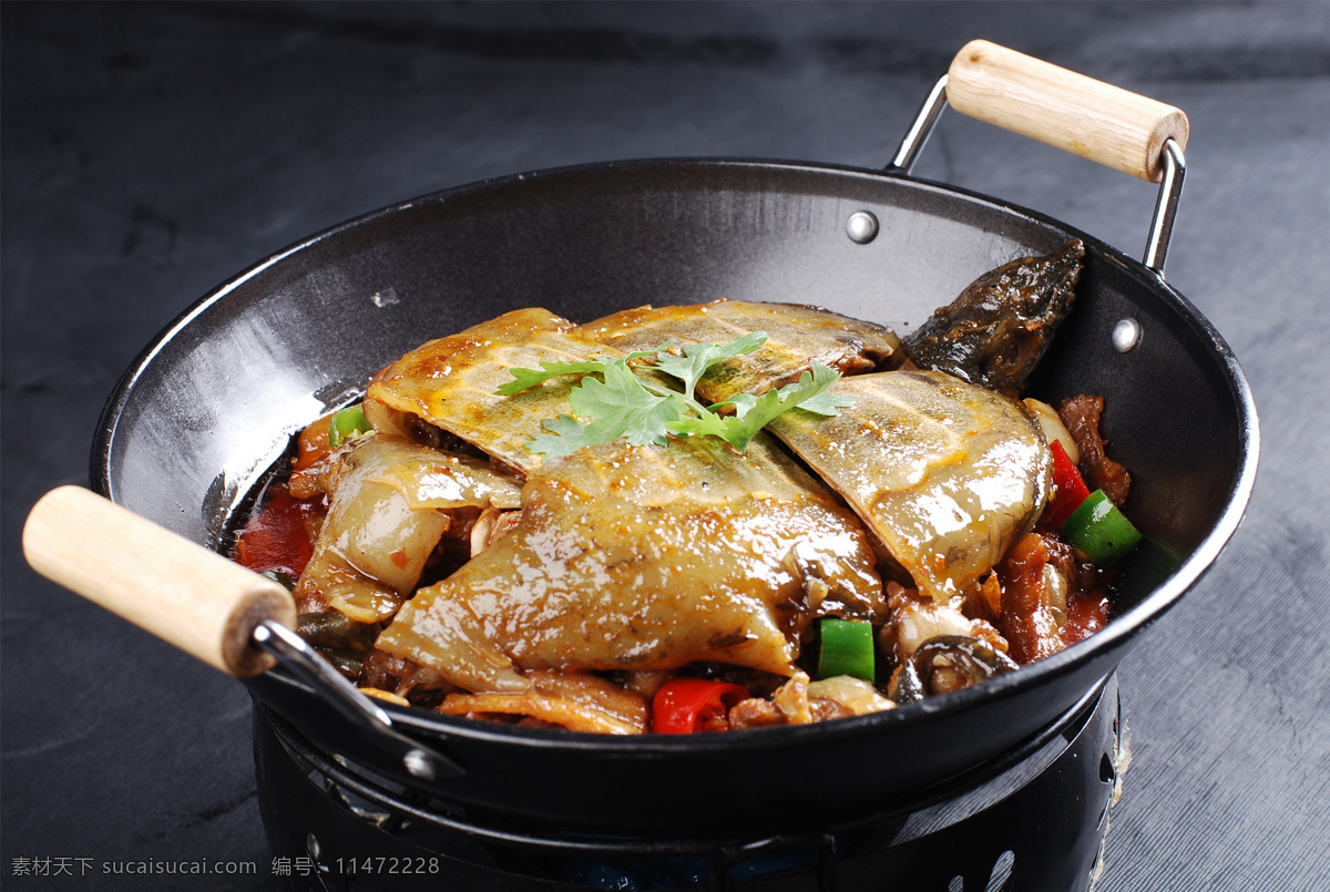 干锅甲鱼 美食 传统美食 餐饮美食 高清菜谱用图