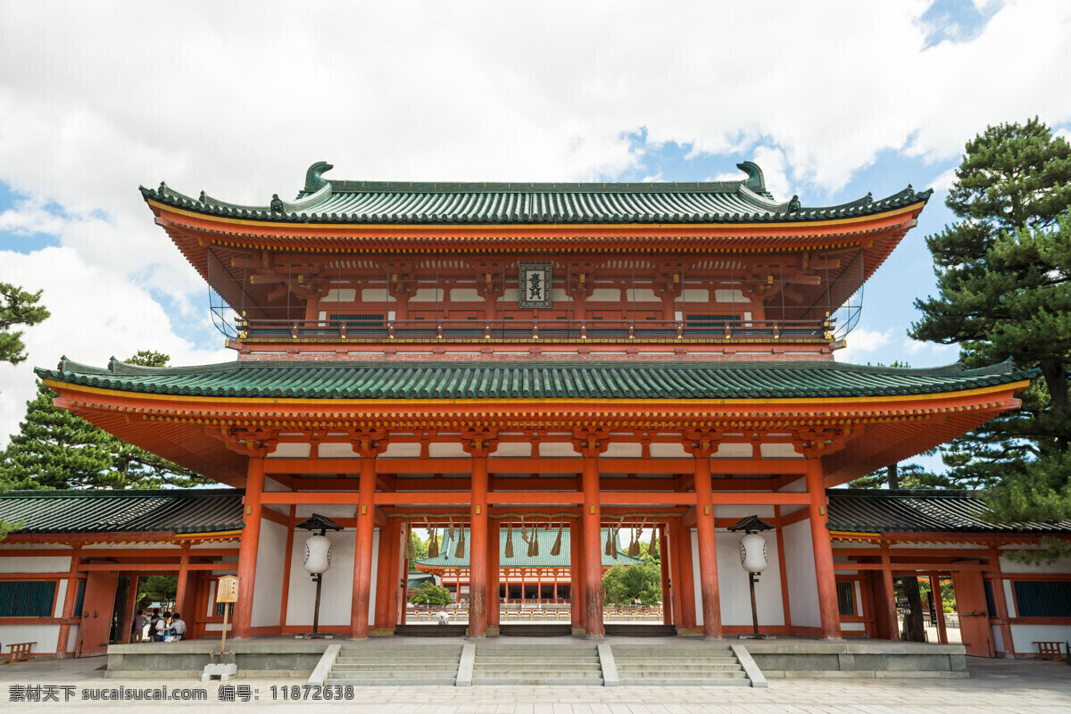 唯美 风景 风光 旅行 人文 城市 日本 京都 平安寺 旅游摄影 国外旅游