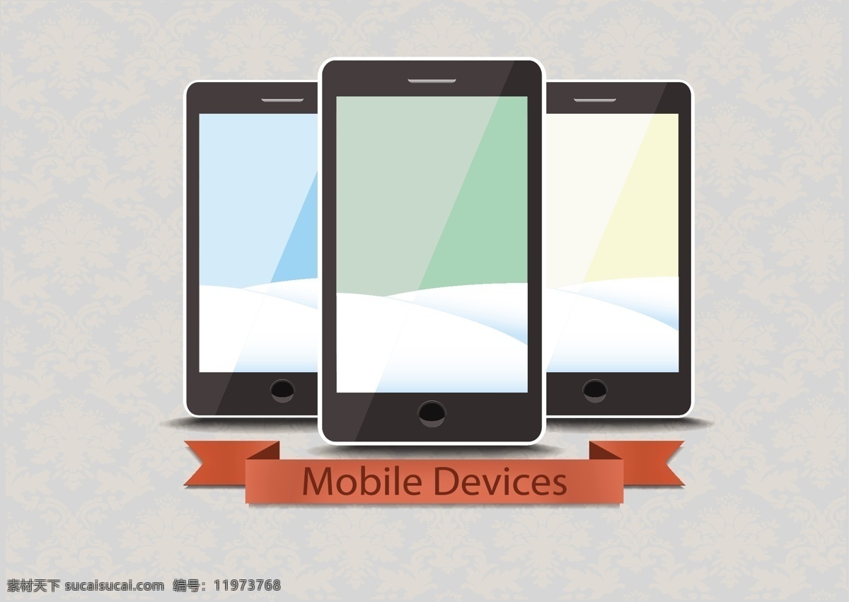 手机 创意 设计图 3c 彩色 矢量图 数码产品 移动电话 其他矢量图