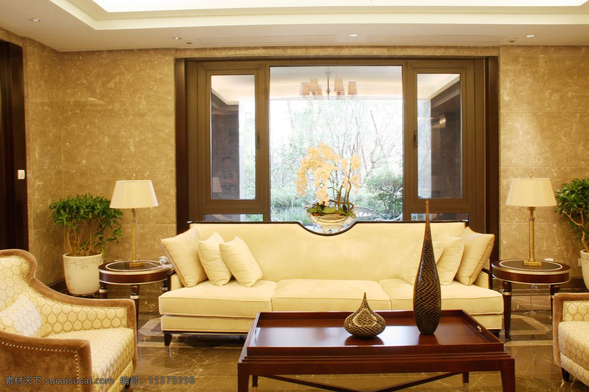 客厅平开窗 平开窗 客厅 沙发 中式家居 铝合金门窗 室内摄影 建筑园林