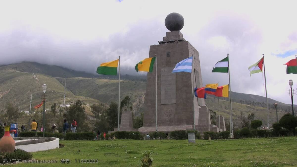 厄瓜多尔 mitad 删除 旗 股票 视频 雕像 纪念碑 旗帜 世界 视频免费下载 中间 赤道 其他视频