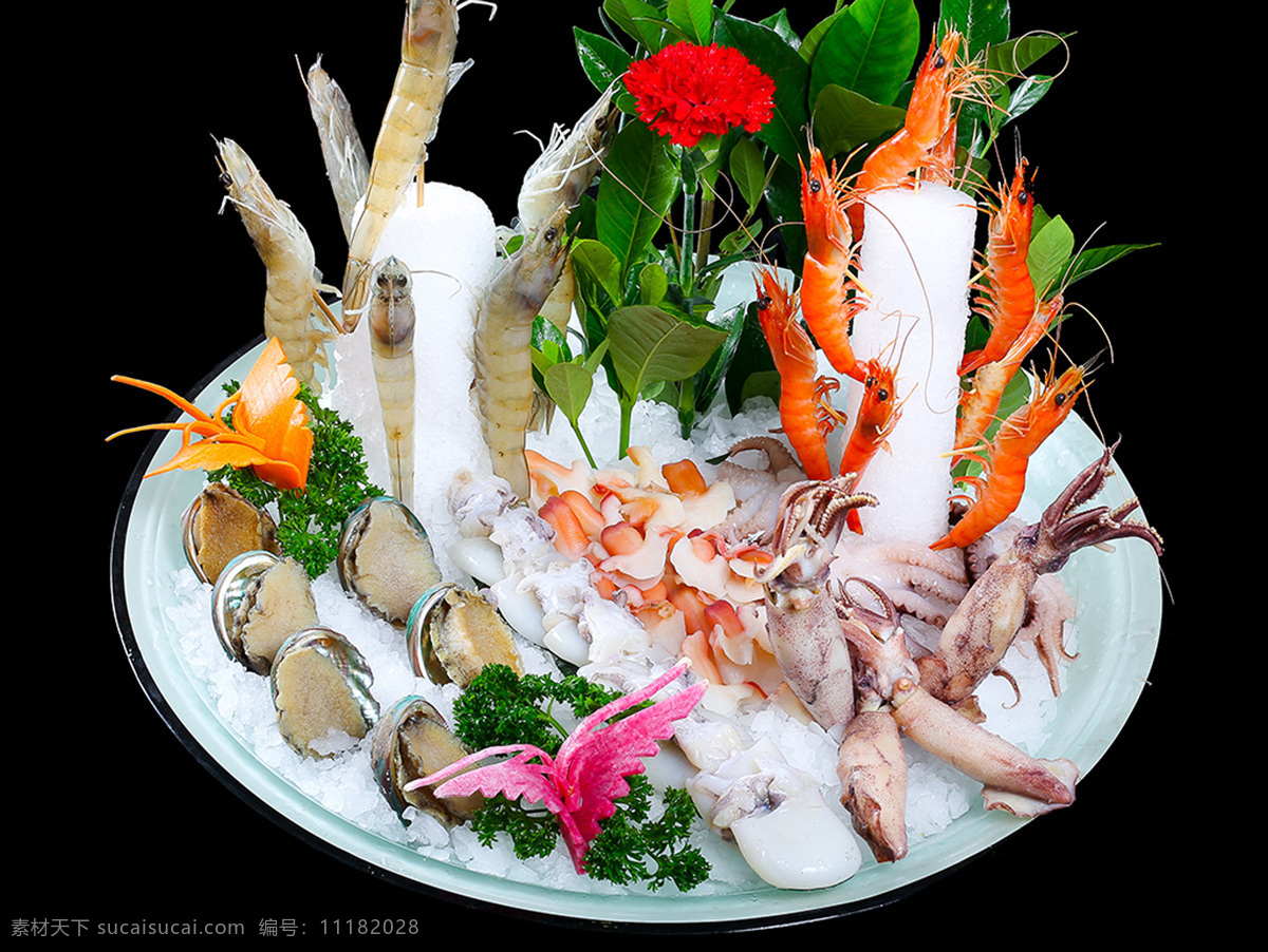 海鲜拼盘 火锅店海鲜类 火锅图片 菜品图片 新鲜海鲜 火锅海鲜