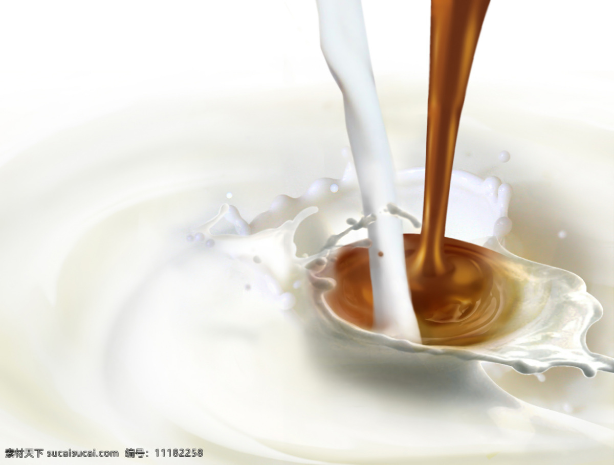 咖啡 牛奶 饮品 动感咖啡 动感牛奶 涟漪 乳品 饮料 创意图 摄影图 咖啡图片 餐饮美食
