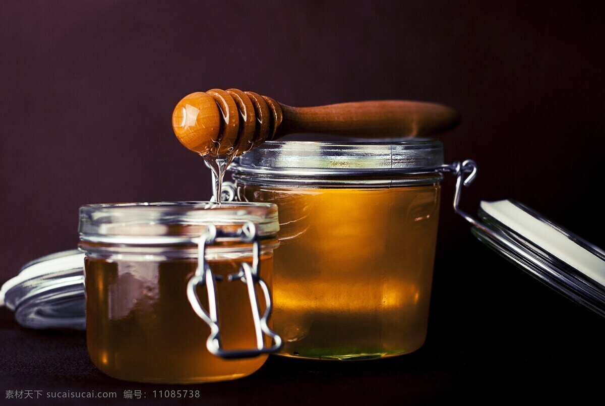 有机营养蜂蜜 蜂蜜 甜 好吃 食品 美味 健康 自然 有机营养 黑色
