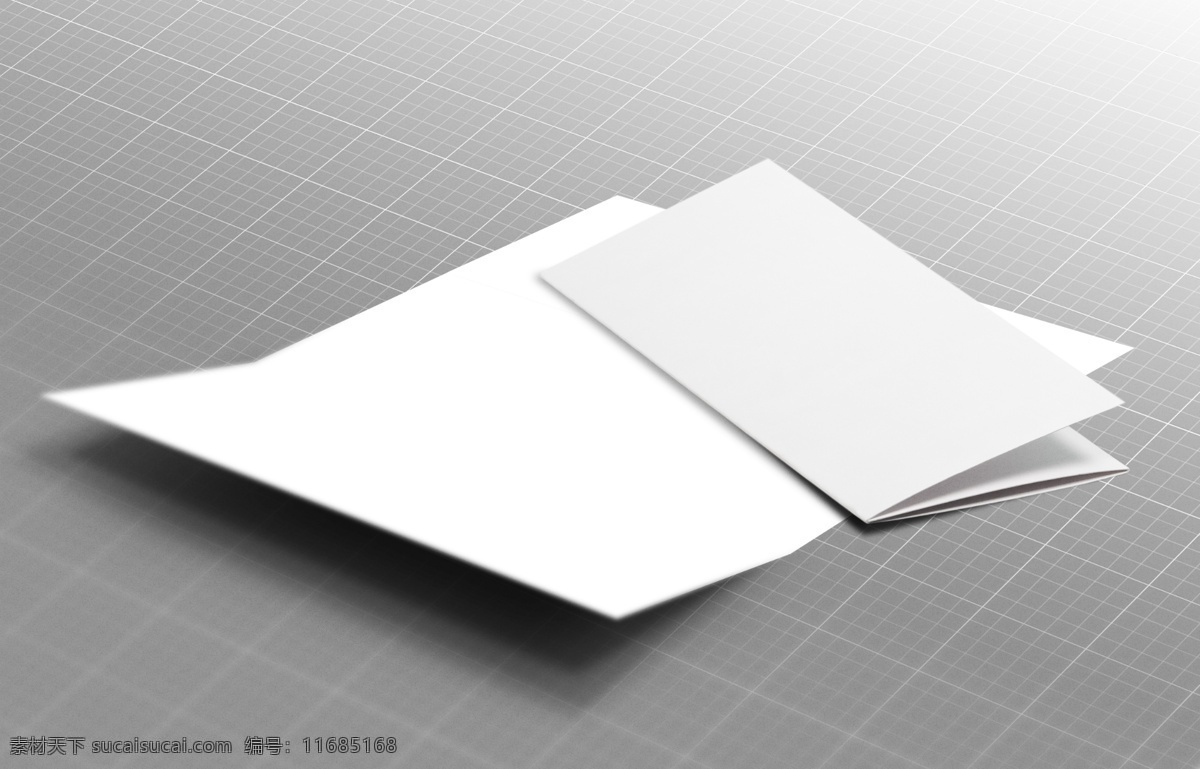 折叠白纸模板 折叠 白纸 分层素材 三折白纸 办公用品 信纸 质感背景 vi模板 cis设计