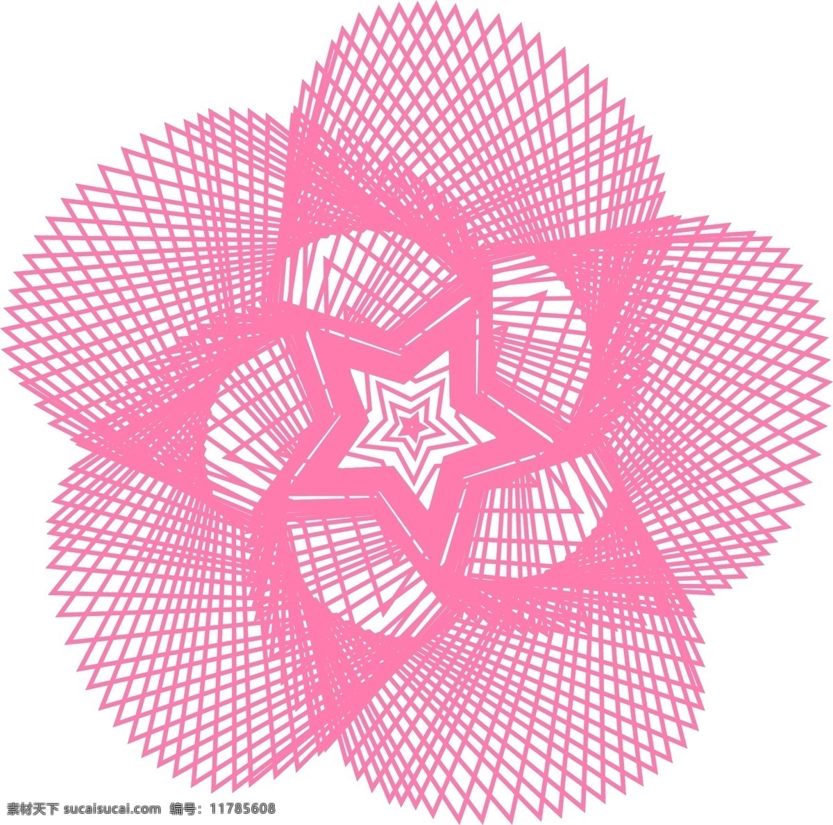 flower 几何 抽象 花朵 扩散花朵