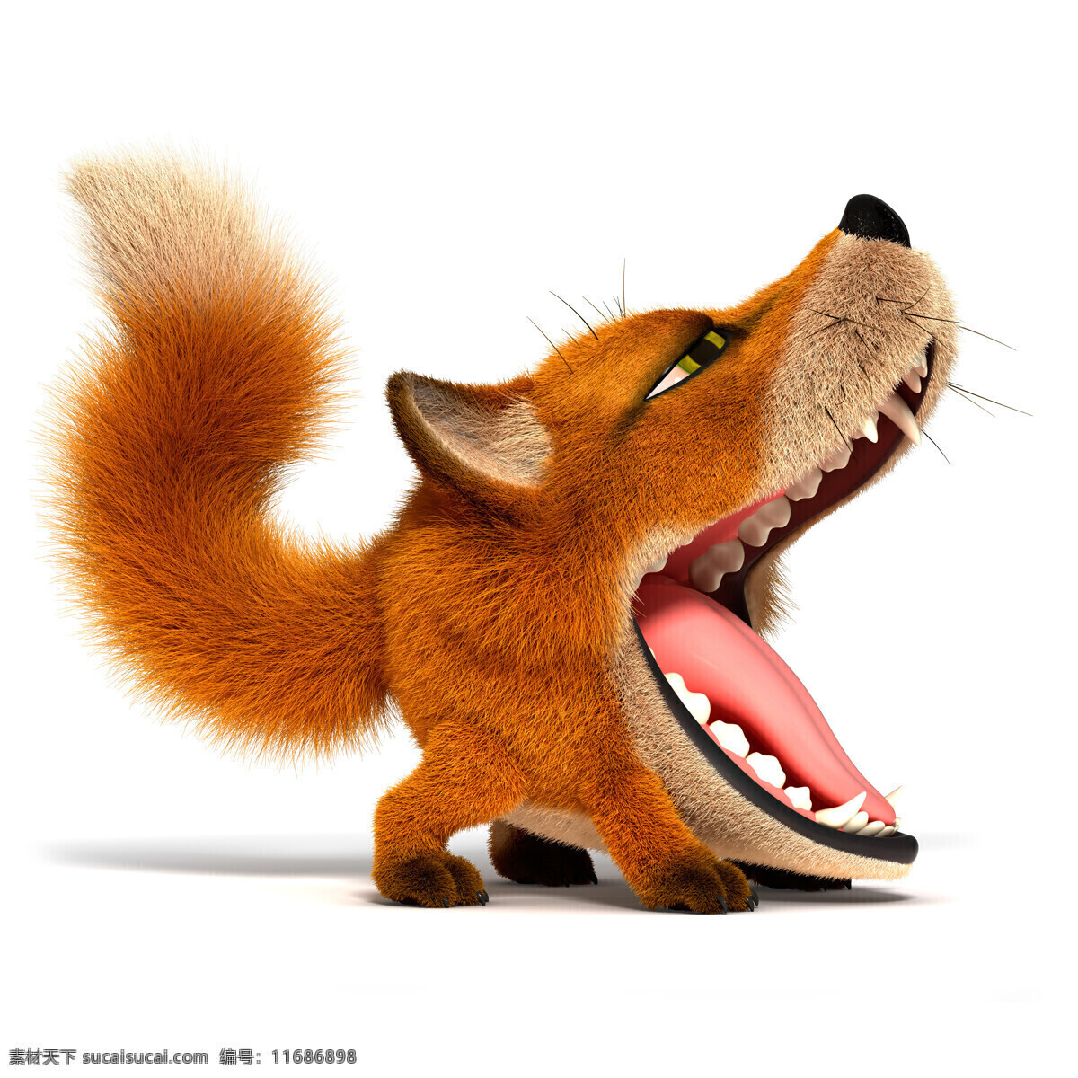 卡通 狐狸 卡通狐狸 卡通动物 抽象动物 创意动物 生物世界