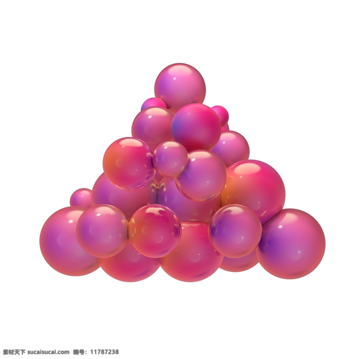 c4d 立体 圣诞节 粉色 炫彩 风格 装饰 元素 球 免扣png 粉色球 3d立体 海报装饰 圣诞球 漂浮