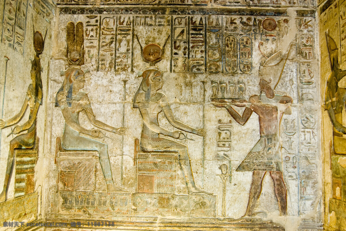 埃及 壁画 埃及女性 埃及女人 埃及传统图案 埃及壁画 古埃及文化 传统图案 文化艺术