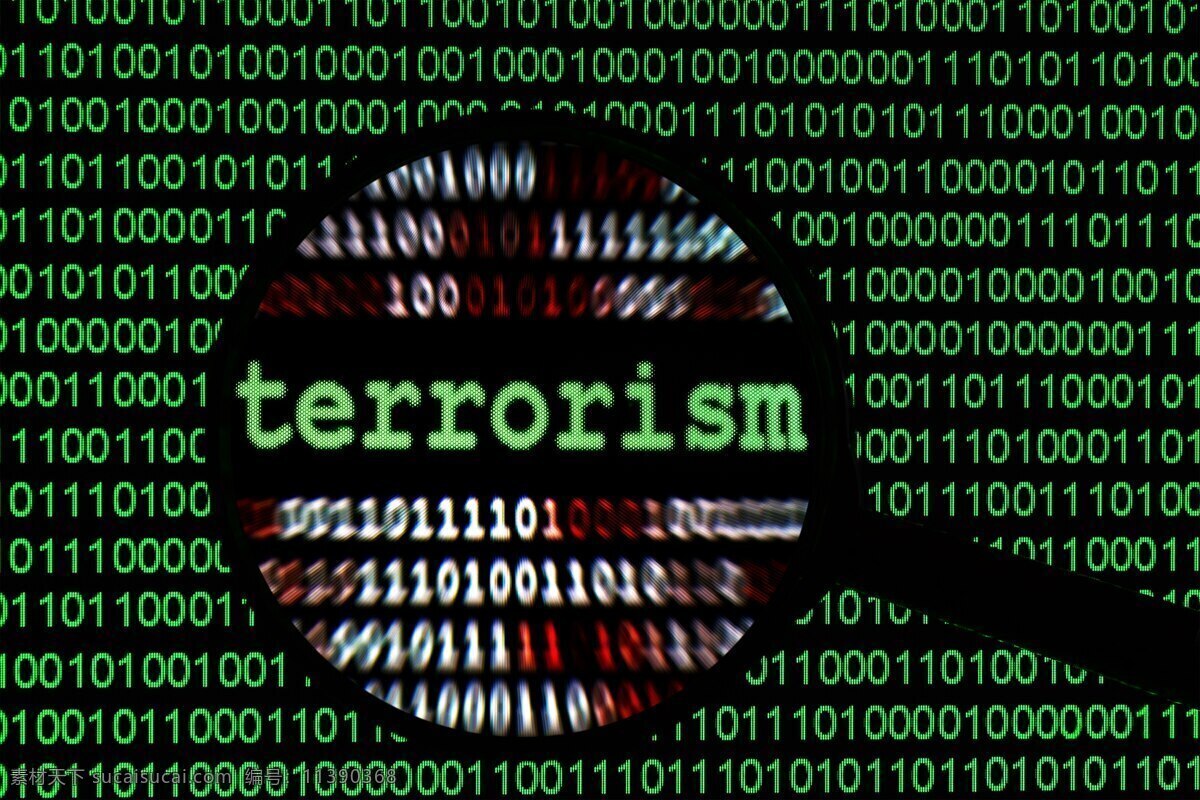 网络恐怖主义 黑色