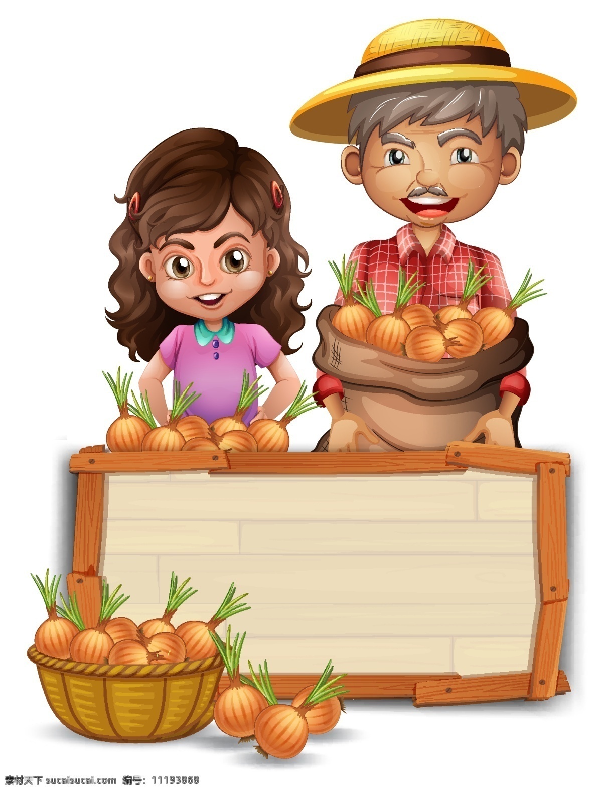 果蔬和儿童 儿童 农民 农业 手绘果蔬 菜单 水果 蔬菜 餐饮 美食 手绘 清新 卡通 有机 健康 营养 绿色 卡通设计