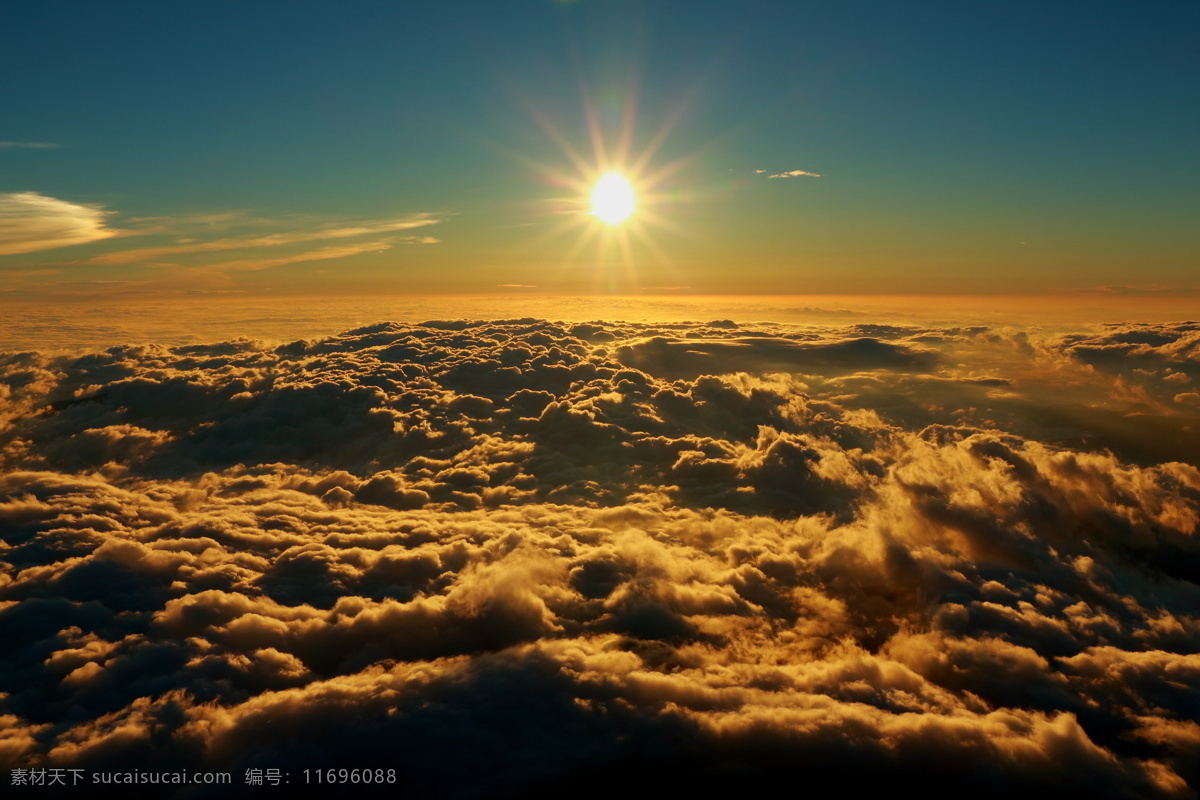 乌云上的太阳 风景 天空 云层 乌云 太阳 自然景观 自然风景