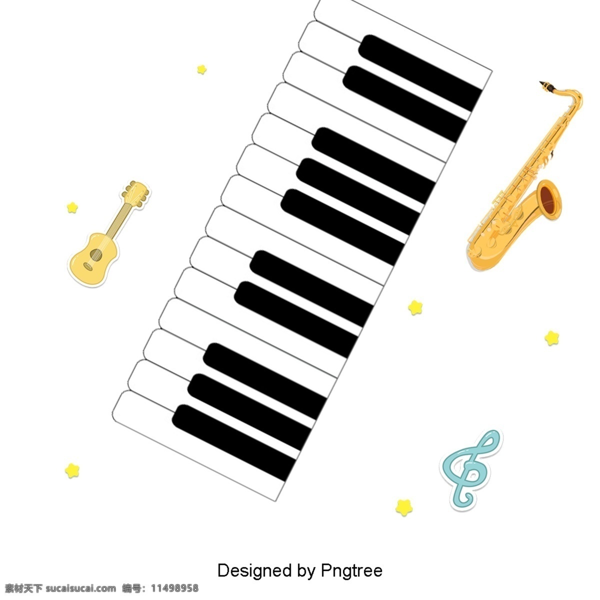 卡通 平面 乐器 音乐 音乐家 动画片 平板 小提琴 演奏 号角 唢呐 电子琴