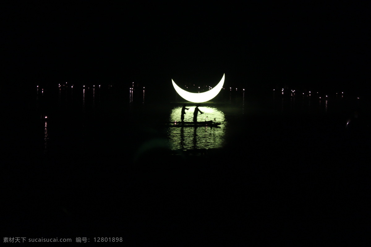 月亮 桂林 印象刘三姐 旅游摄影 国内旅游