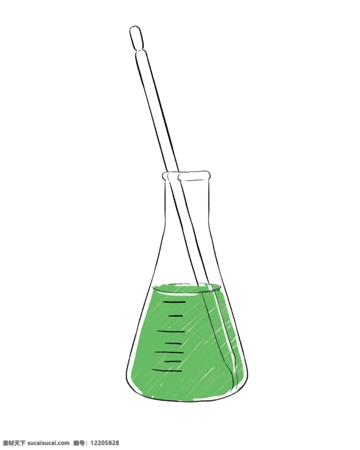 绿色 液体 药水 插图 立体瓶子 化学瓶子 绿色药水 做化学实验 化学教学 实验试管 药物插画 化学专用